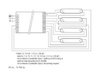Podłączenie statecznika 4x24W Podłączenie statecznika 4x24W