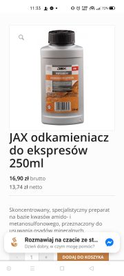 Jak odkamienić ekspres Jura Impressa S9 bez instrukcji?