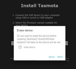 Easy Tasmota instalation - guide for online installer tasmota.github.io/install