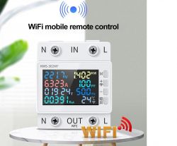 KWS-302WF Power Meter with Wi-Fi KWS-302WF power meter with digital display and Wi-Fi remote control feature.