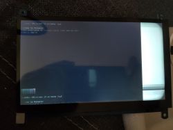 Ekran dotykowy LCD IPS 7'' z artefaktami i niewyraźnym obrazem