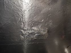 There is a strange burning smell in the house when using the fireplace