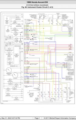 Szukam schematu licznika do Hondy Accord - Czy ktoś posiada?