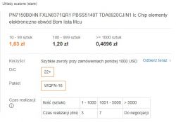 [Kupię] Zakup akcelerometrów NXP FXLN8371QR1 - 11 sztuk lub więcej w dobrej cenie