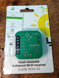 Brief test, pairing and interior of the Zamel ROW-02 (double-overhead light switch)