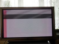 Samsung - TV Plazmowy,poziomy pas w górnej części ekranu Samsung - TV Plazmowy,poziomy pas w górnej części ekranu