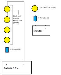 Mój Schemat/Projekt latarki led. Mój Schemat/Projekt latarki led.