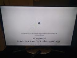 - Samsung tv wgrane źle oprogramowanie, obrócił się obraz