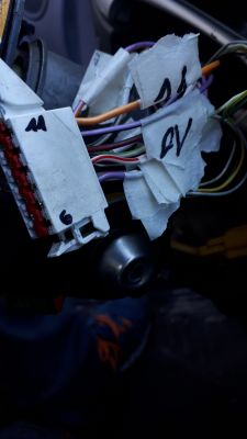 Ford Puma Fiesta - Wymiana przełącznika zespolonego z nowego na stary typ.