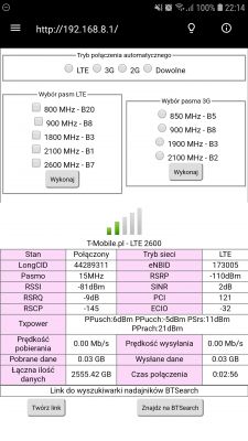 Wybór anteny kierunkowej LTE do Huawei B525s (T-Mobile Domowy) Szczecin
