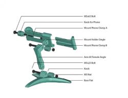Modularna trzecia ręka, statyw, uchwyt na telefon z Thingiverse - ulepszenia Modularna trzecia ręka, statyw, uchwyt na telefon z Thingiverse - ulepszenia