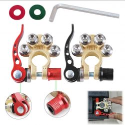 Zimowe ręczne wspomaganie akumulatora samochodowego.