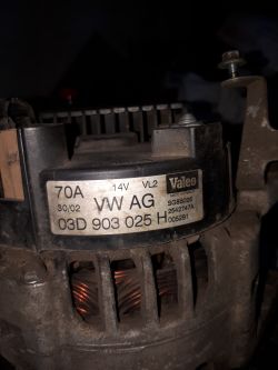 Wymiana szczotek w alternatorze VW Polo 9N 1.2 benzyna 2002 - jakie parametry?