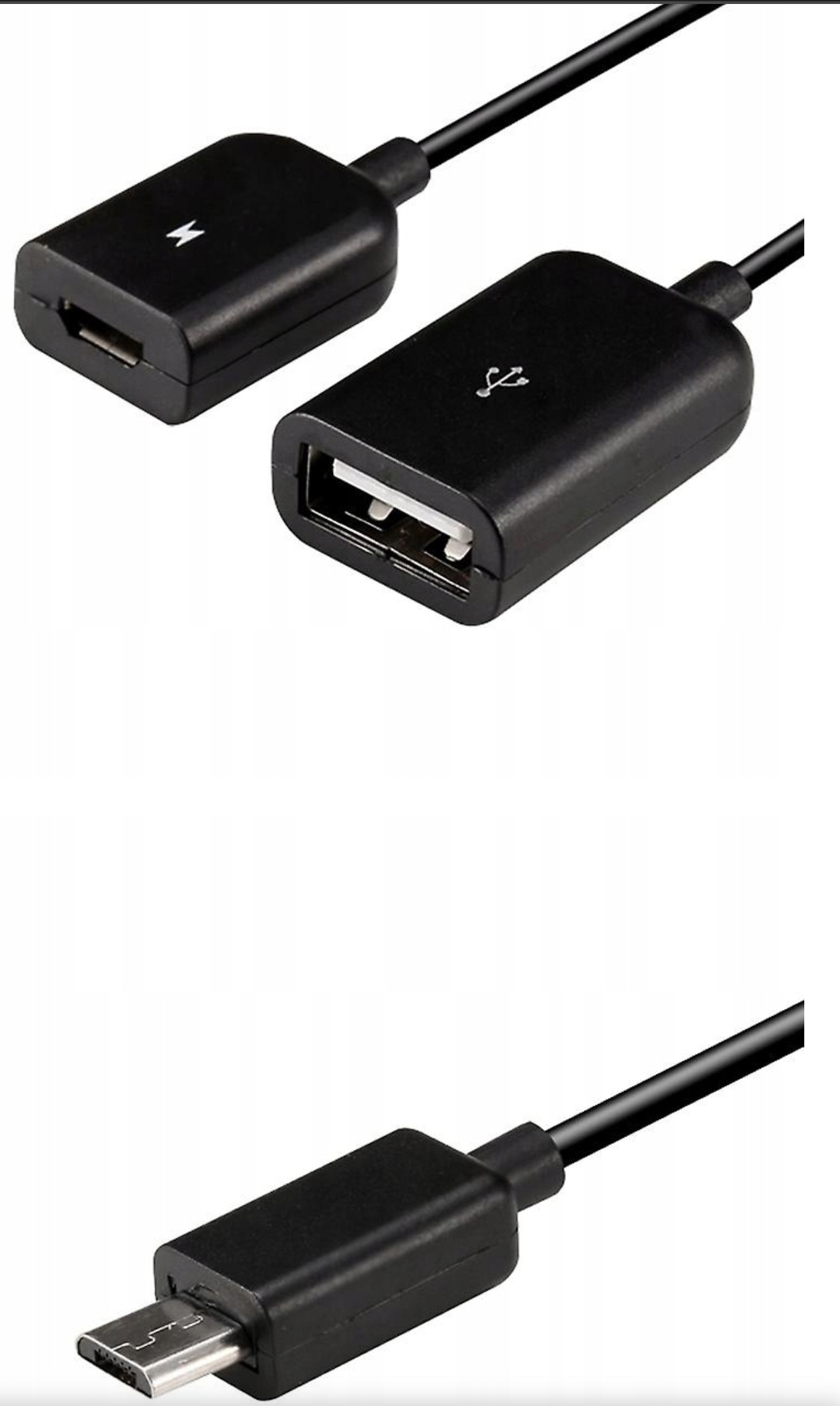 Tablet Samsung - adapter na dwa gniazda:USB/Micro USB