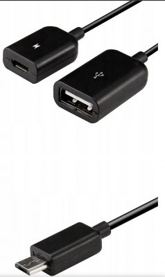 Tablet Samsung - adapter na dwa gniazda:USB/Micro USB