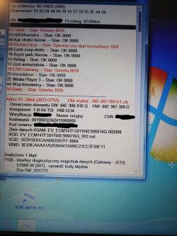 VW Polo V 6R 1.4 TSI - Błąd 7158 Gateway J533, usterka silnika, rozładowujący się akumulator