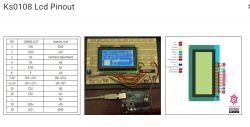 Schemat pinów LCD KS0108 z Arduino Uno i podłączenie wyświetlacza na płytce stykowej