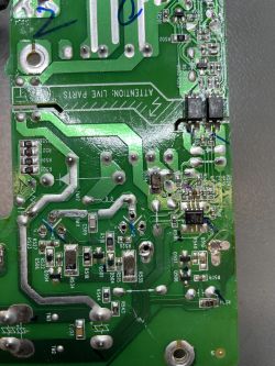 JBL Bar 3.1 Subwoofer - SMPS 40-N150SE Board Faulty Power Supply, Resistor R534 & R535 Values