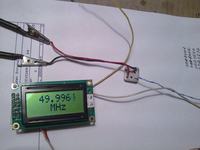 Licznik częstotliwości do 500 MHz na Atmega 48.