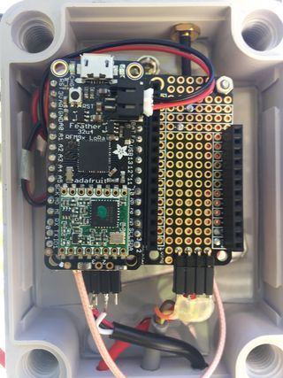 LoRa home gateway and sensor system.
