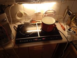  Naprawa indukcji Severin DK 1031 - błąd E05, przekaźnik, lutowanie, 230VAC