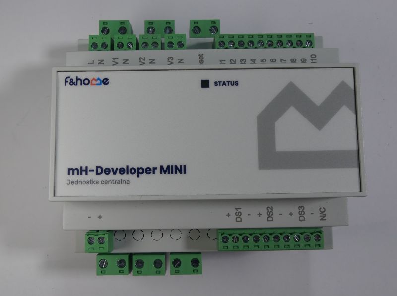 Sterownik mH-Developer MINI firmy F&amp;Home z złączami na krawędziach