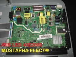 IRIS LED 43E2000 (SPI) Dump: Mark IRIS, Model LED 43E2000, Chassis 5800-A6M39T-1P00, RDL430FY Panel