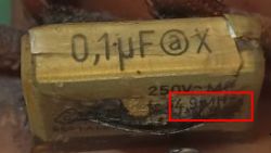 Wymiana uszkodzonego kondensatora w organach Eminent - poszukiwanie odpowiedniego modelu