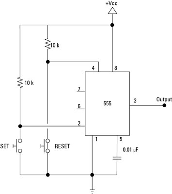How to build a bell indicator with flashing LED and reset?
