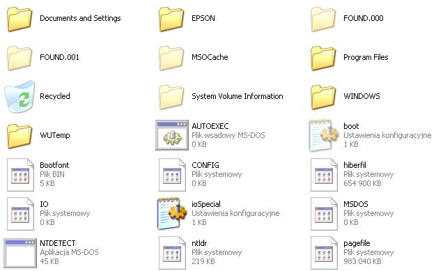 Windows XP - Znikające miejsce na dysku C, plik pagefile zajmuje przestrzeń