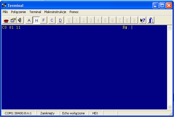 [ATmega16][C] UART i przesłanie 0x00
