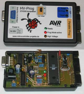 Kasownik HV ATtiny13, urządzenie ustawia fusebity.