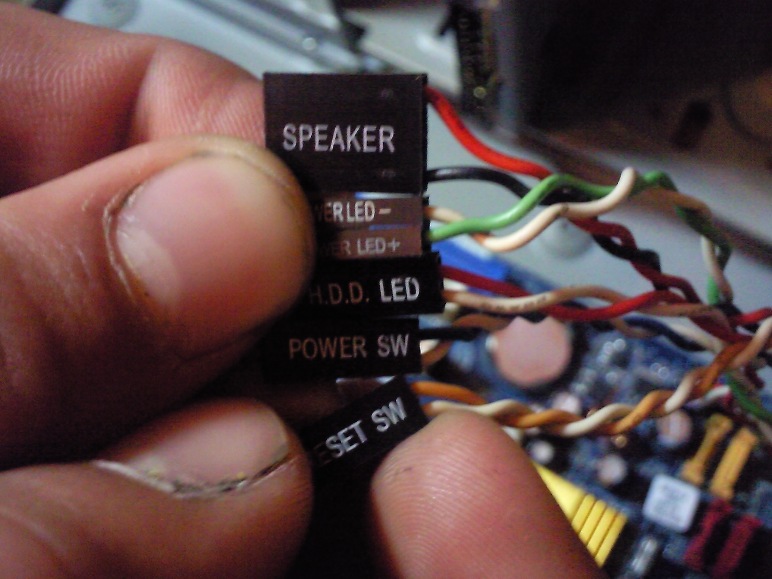 ASRock P4i65G podpięcie System Panel Header elektroda.pl