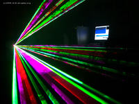 Projektor laserowy RGB o mocy pół wata