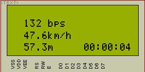 [atmega8][c] Prędkościomierz i pulsometr.