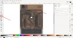 Obróbka zdjęcia PCB celem uzyskania idealnej BMP 2 kolorowej