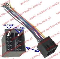 SKODA SUPERB 2003 - Adaptor z ISO (stare wtyczki) do nowej 20-pinowej (Chińska)