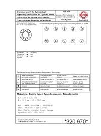 Moment dokręcenia i kolejność śrub głowicy Hyundai i30 1.4 benzyna
