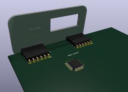 KiCad 3D Viewer – jak ustawić dwie płytki PCB w różnych pozycjach (pion/poziom) w przeglądarce 3D ?