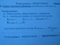 Pomiar rezystancji uziemienia Pomiar rezystancji uziemienia
