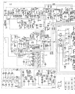 Skomplikowany schemat układu elektronicznego z różnymi komponentami.