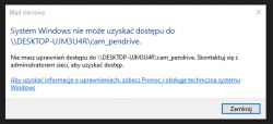 HP Compaq dc5700 - kłopot z udostępnianiem folderów z dysku E w sieci domowej na Win10