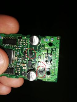 29db6v7 1477 - Identyfikacja elementów SMD (29db6v7 i 1477) w module podgrzewa