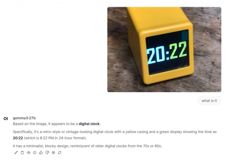 Yellow Digital Clock Digital clock in a yellow casing showing the time 20:22.