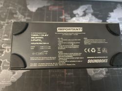 Oryginalna bateria do głośnika Soundboks 2 z parametrami technicznymi.