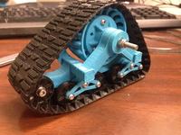 Zestaw do konwersji napędu kołowego na gąsienicowy (DRUK 3D)