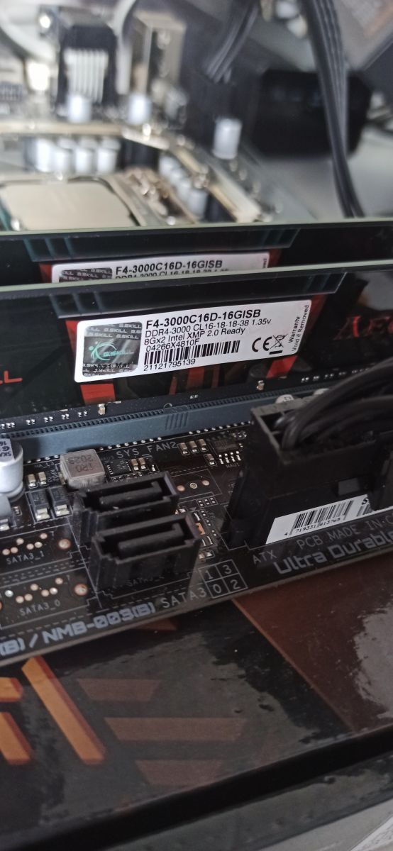 5 piknięć przy uruchamianiu Gigabyte 460m Ds3h v2 + 3 10105f, Mars Gaming MPB750