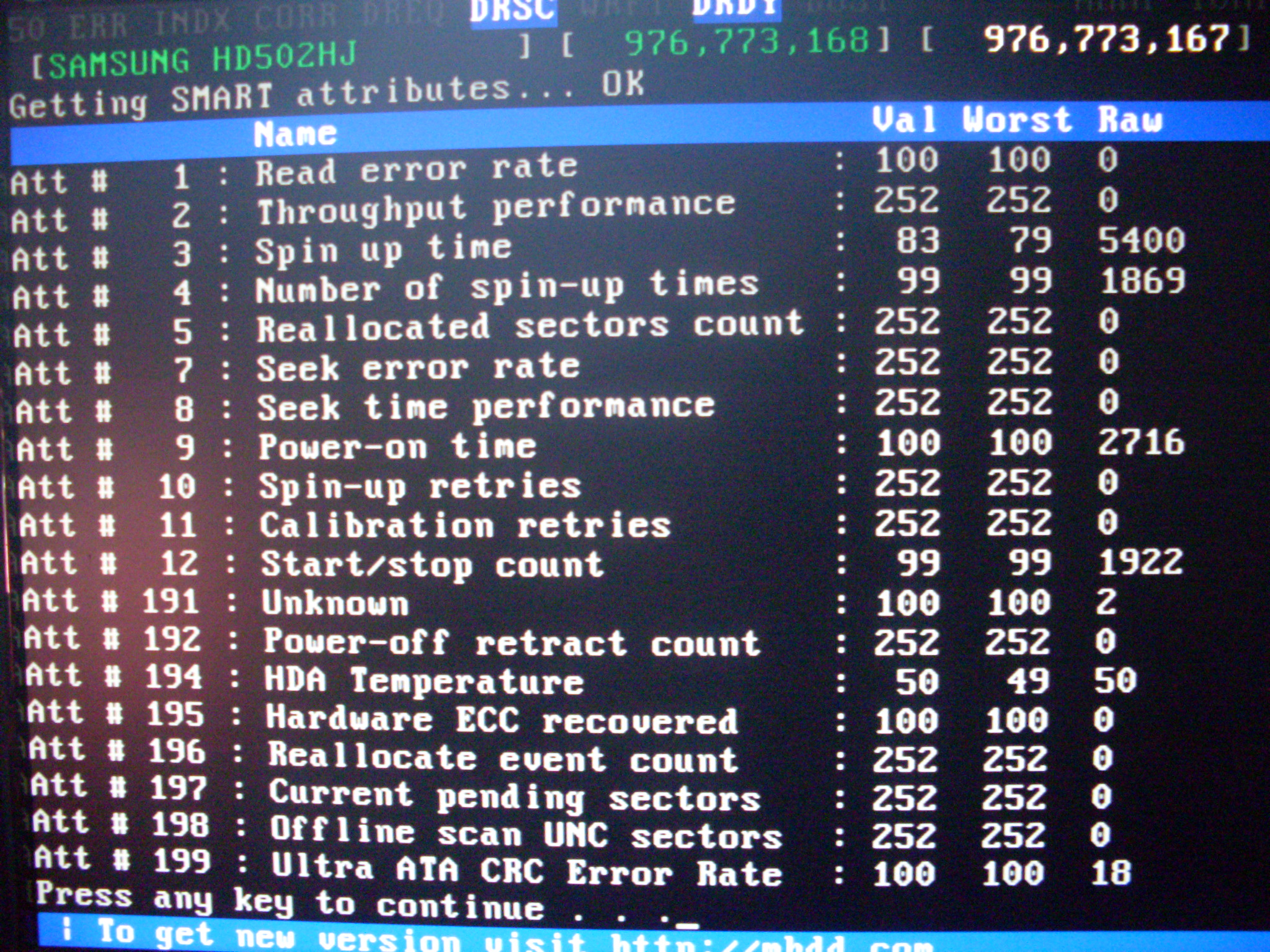 Ultra DMA CRC Error Countwinny kabel sata elektroda.pl