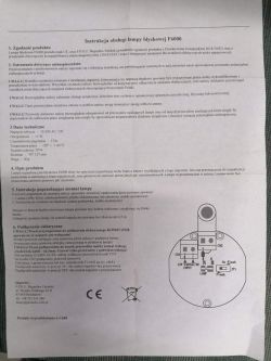 Lampa ostrzegawcza w napędzie bramy MaxGate - niegasnące światło po zamknięciu