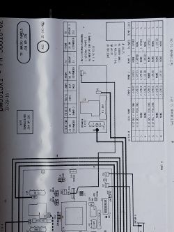 Zdjęcie schematu elektrycznego sterownika do jacuzzi.